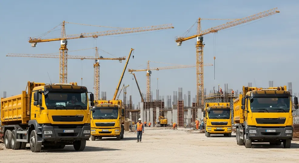 Construction fleet management dashboard