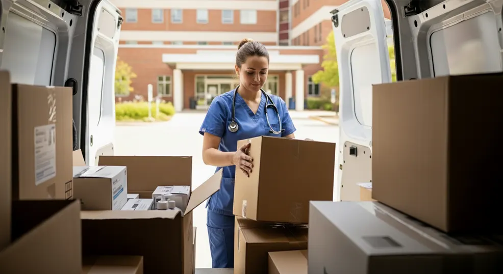 Healthcare fleet management dashboard