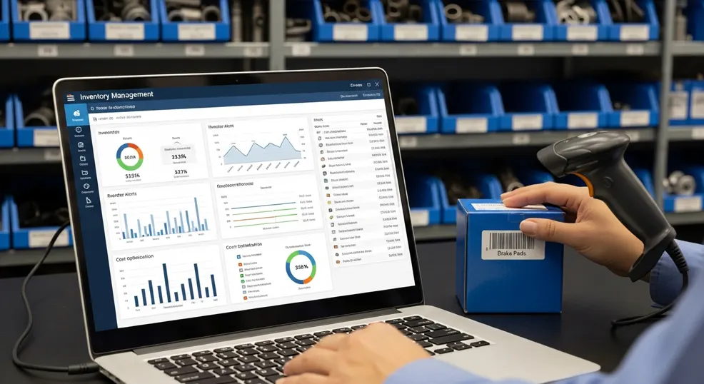 Parts inventory dashboard